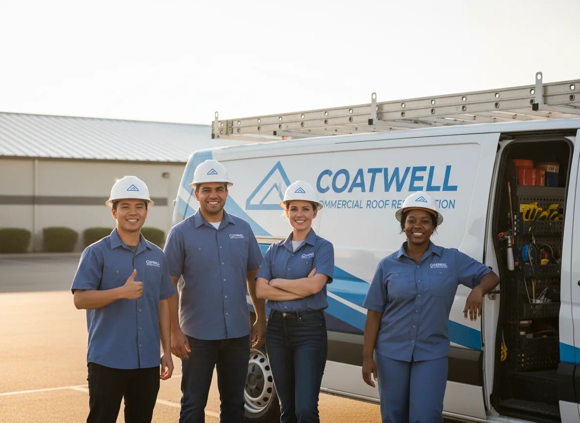 Commercial roof coating company in Jasper, GA